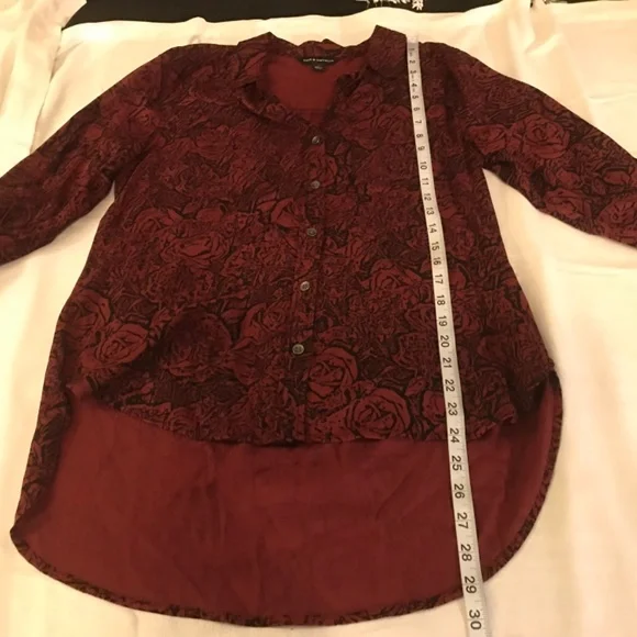 Rock & Republic button up high low blouse - Picture 7 of 9